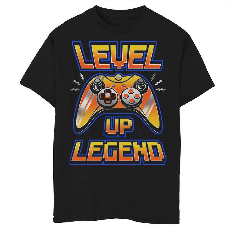 Boys 8-20 Fifth Sun Level Up Legend Controller Graphic Tee, Boy's, Size: Small, Black Product Image