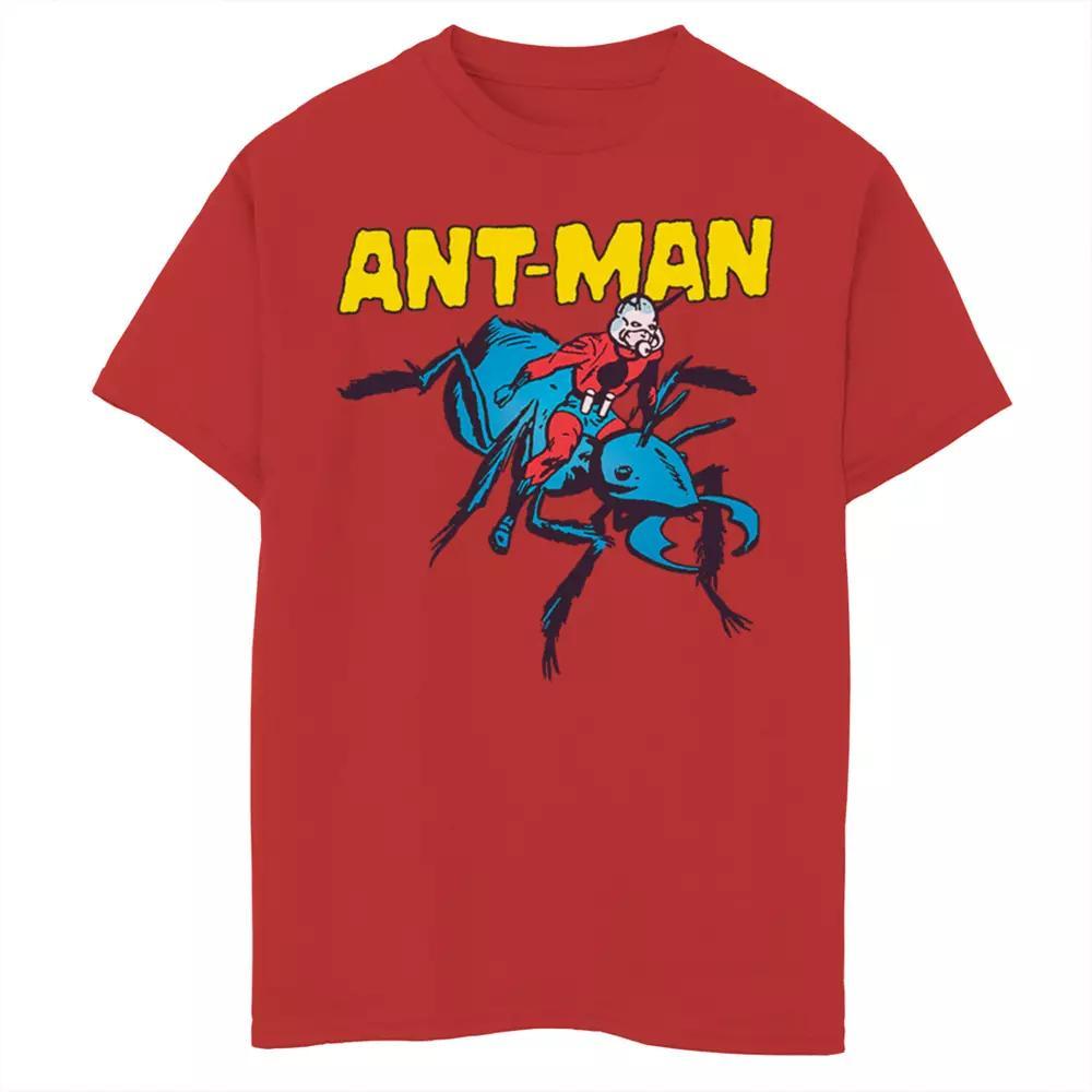 Boys' 8-20 Marvel Ant-Man Riding Ant Graphic Tee, Boy's, Size: Small, Red Product Image
