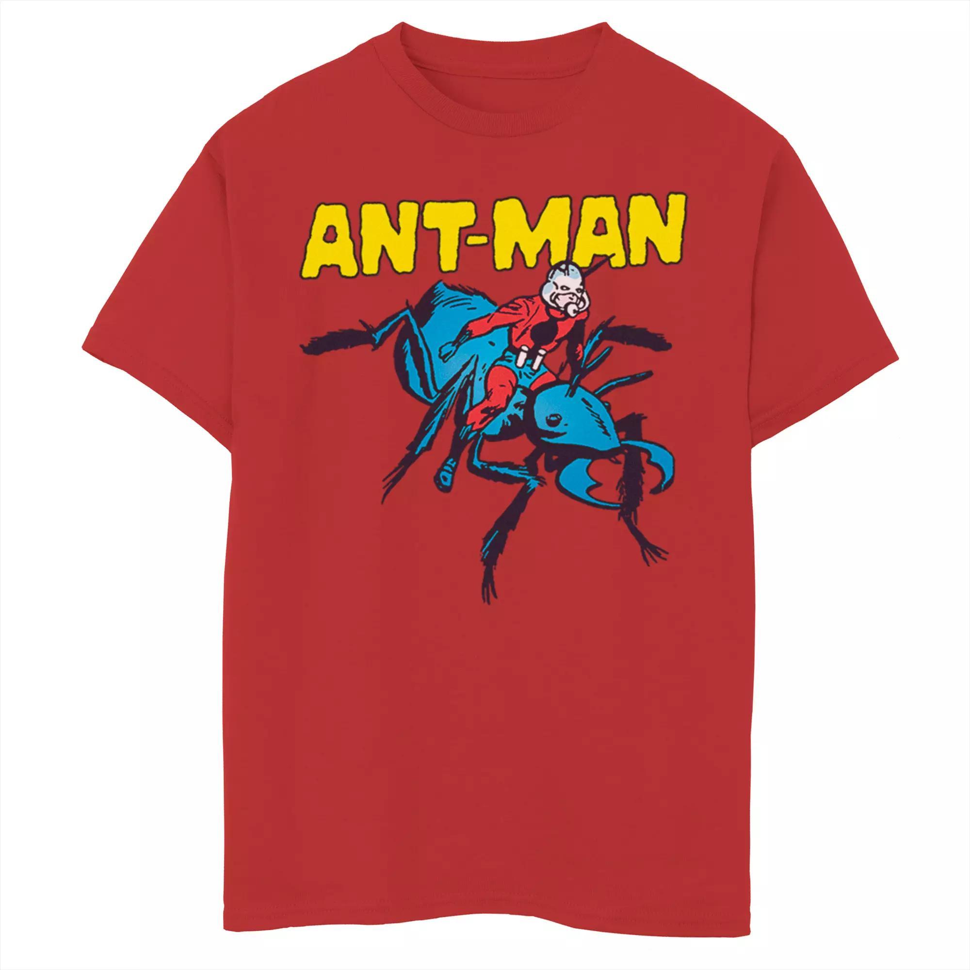 Boys' 8-20 Marvel Ant-Man Riding Ant Graphic Tee, Boy's, Size: Small, Red Product Image