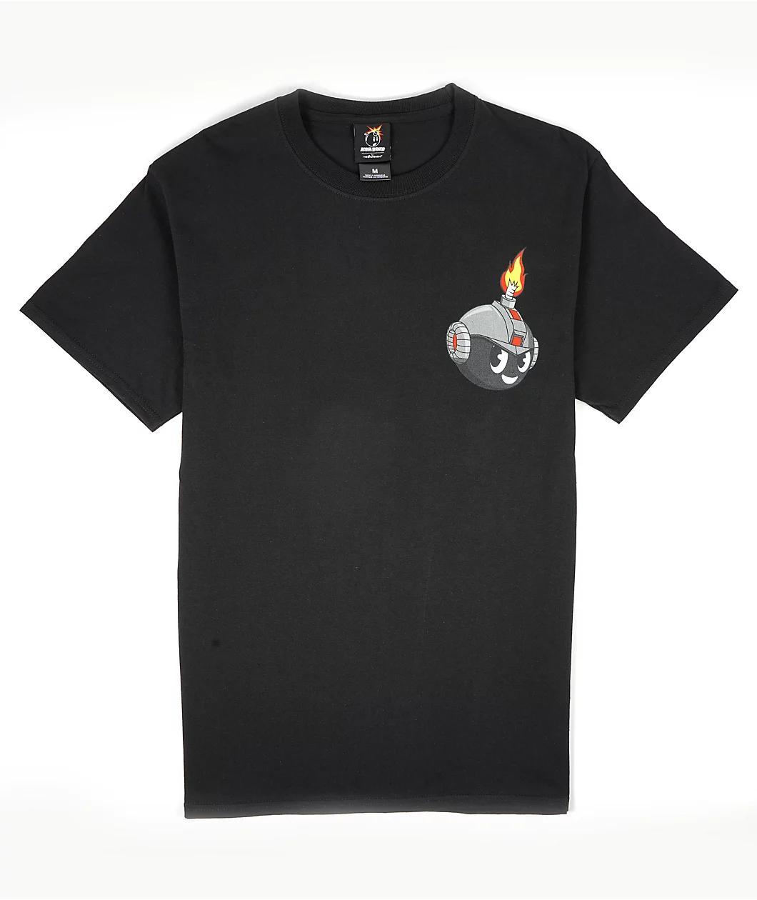 Adam Bomb Final Boss Black T-Shirt Product Image