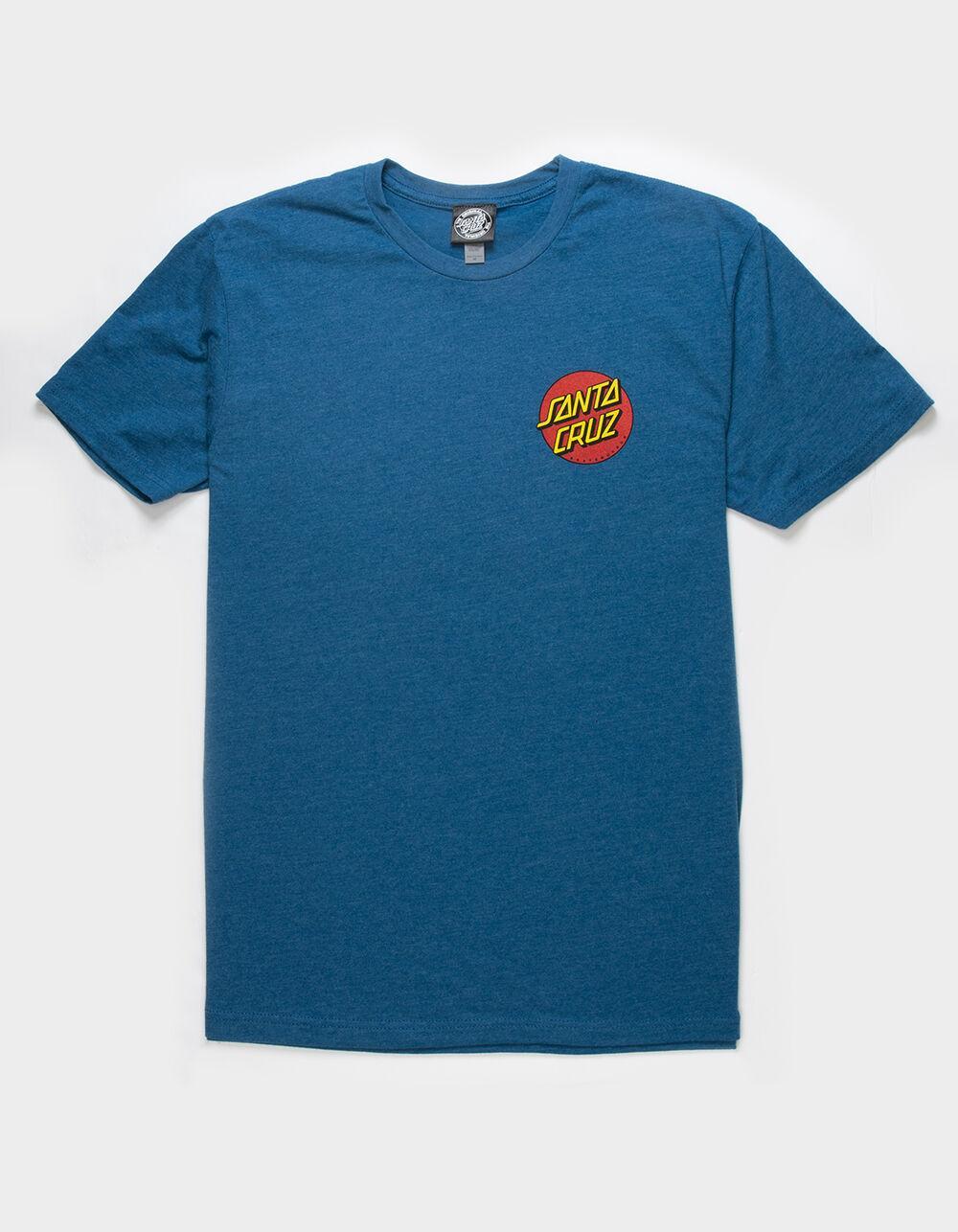 SANTA CRUZ Classic Dot Mens Tee - BLUE Product Image