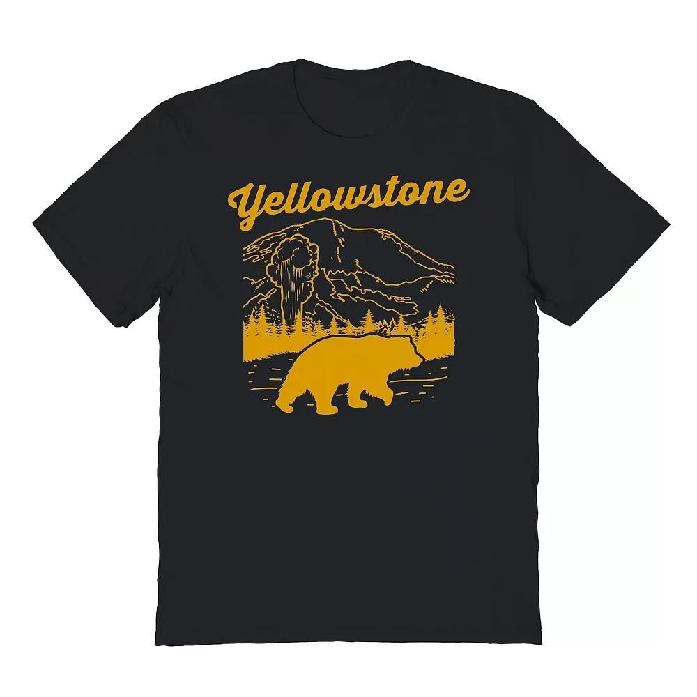 Men's Country Parks Yellowstone Graphic Tee, Size: XL, Black Product Image