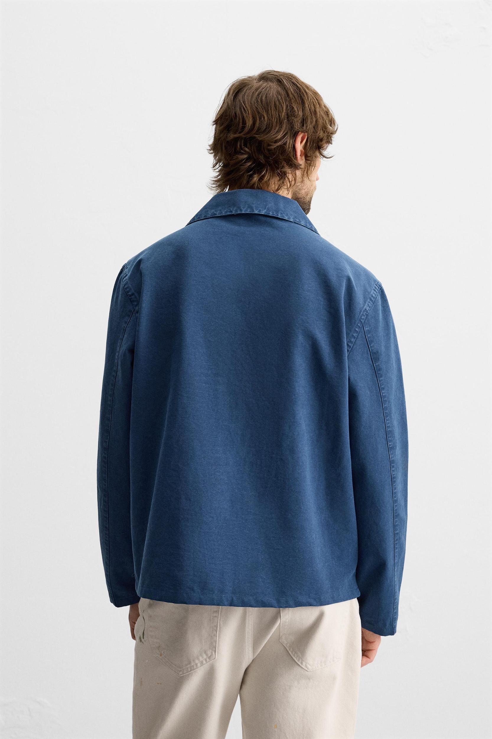 WASHED SMOCK OVERSHIRT Product Image