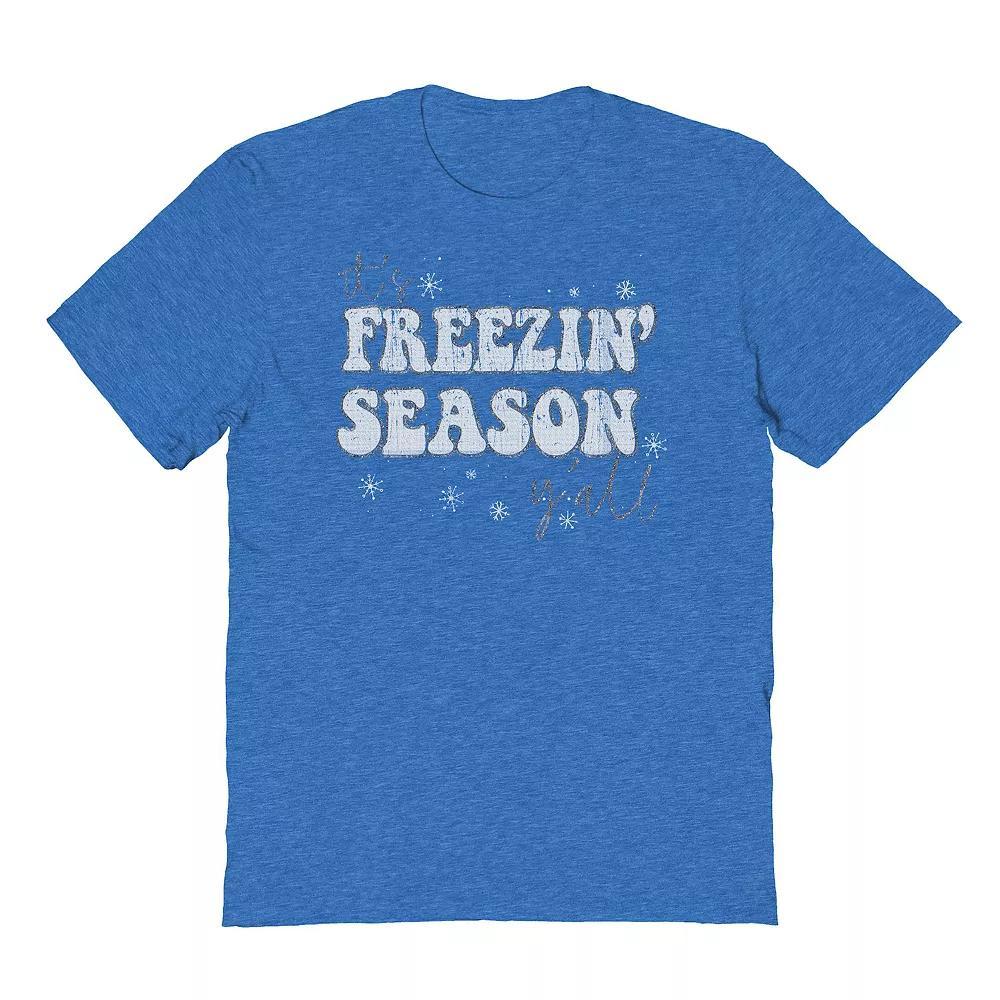 Men's It's Freezin Season Graphic Tee, Women's, Size: Medium, Grey Royal Product Image