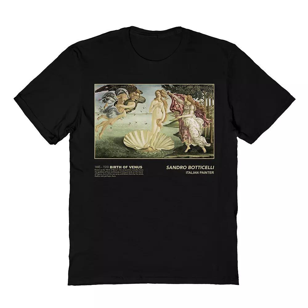 Men's Monet Monet Water Lillies Tee, Size: Small, Black Product Image