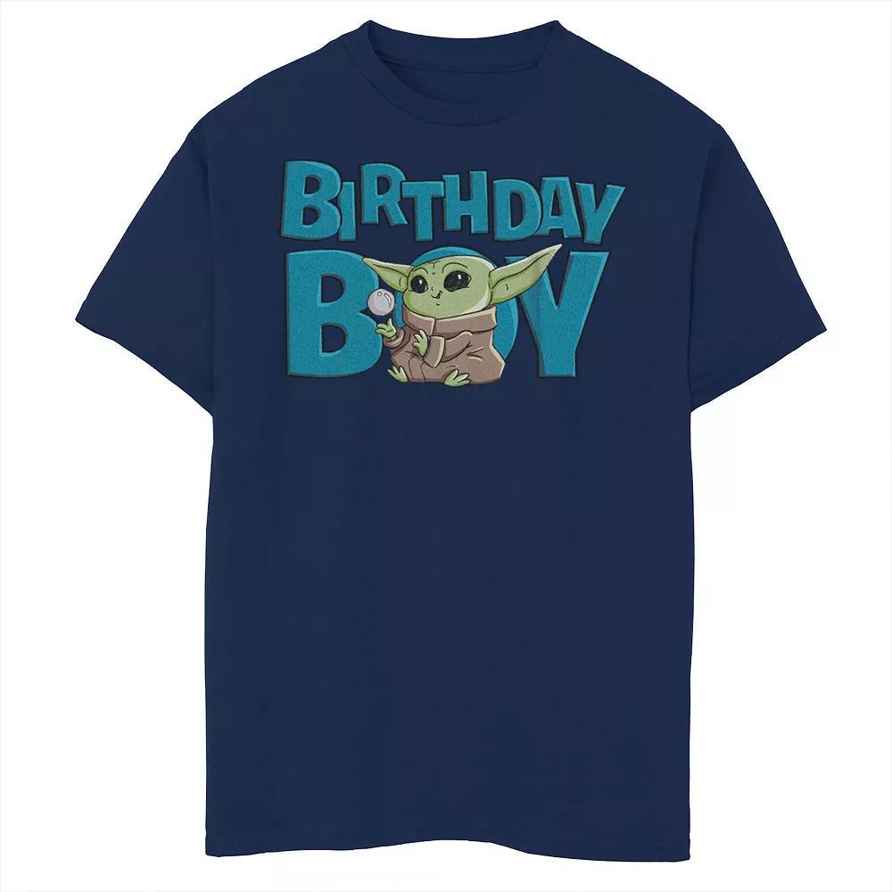 Boys 8-20 Star Wars: The Mandalorian The Child aka Baby Yoda & Stormtroopers Strong Graphic Tee, Boy's, Size: Medium, Blue Product Image