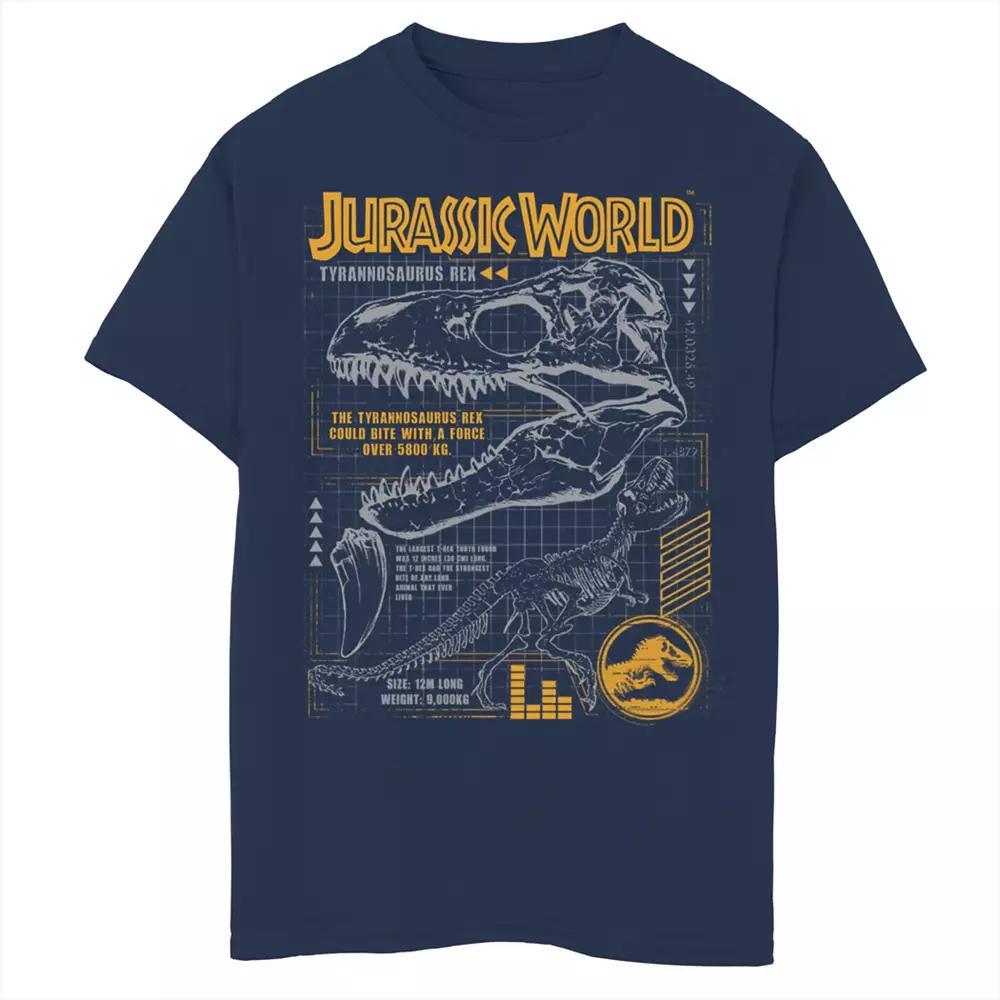 Boys' 8-20 Jurassic World Rex Breakdown Graphic Tee, Boy's, Size: XS, Blue Product Image