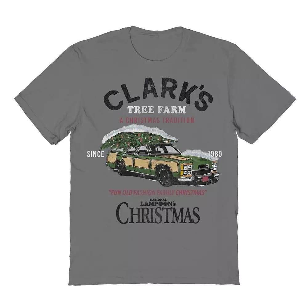 Men's Tree Farm National Lampoon's Christmas Vacation Graphic Tee, Size: XL, Grey Product Image