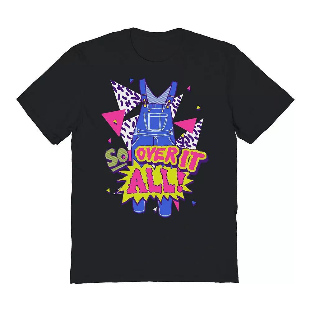 Men's COLAB89 by Threadless Overalls Graphic Tee, Size: XXL, Black Product Image