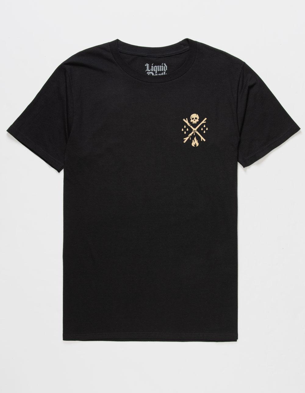 LIQUID DEATH Demon Infused Mens Tee - BLACK Product Image