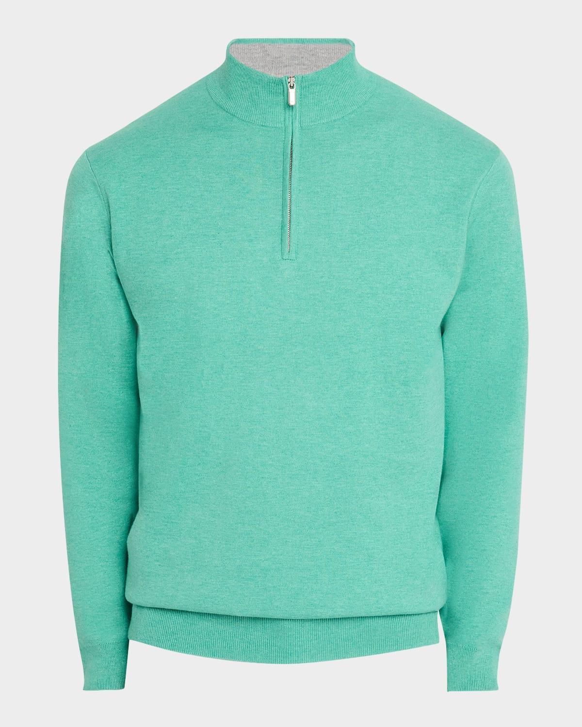 Mens Coolspun Quarter-Zip Sweater Product Image