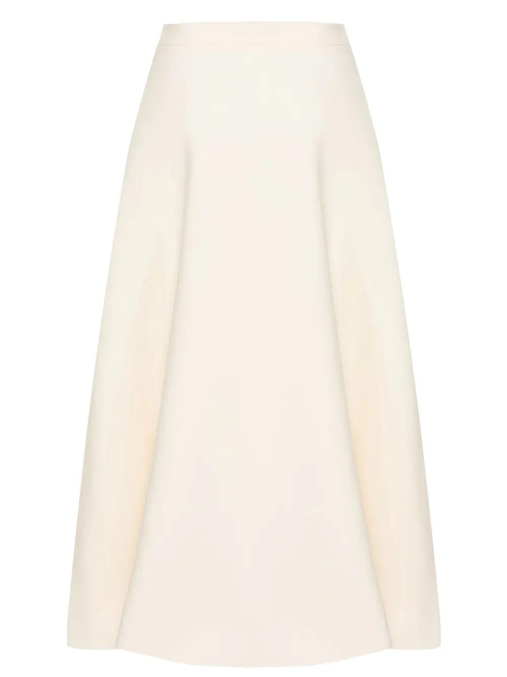 crepe midi skirt Product Image