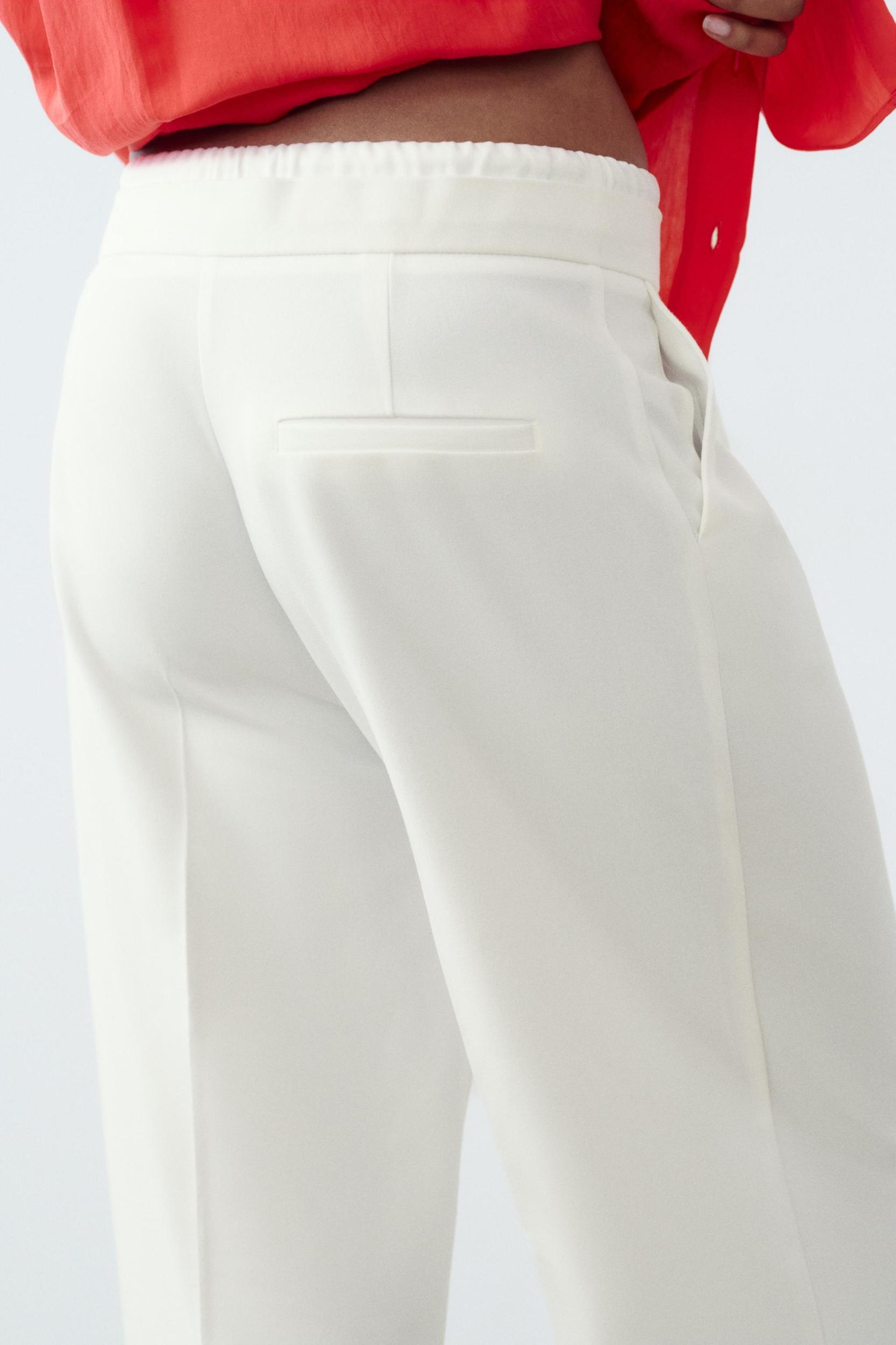 DOUBLE WAIST WIDE LEG PANTS Product Image
