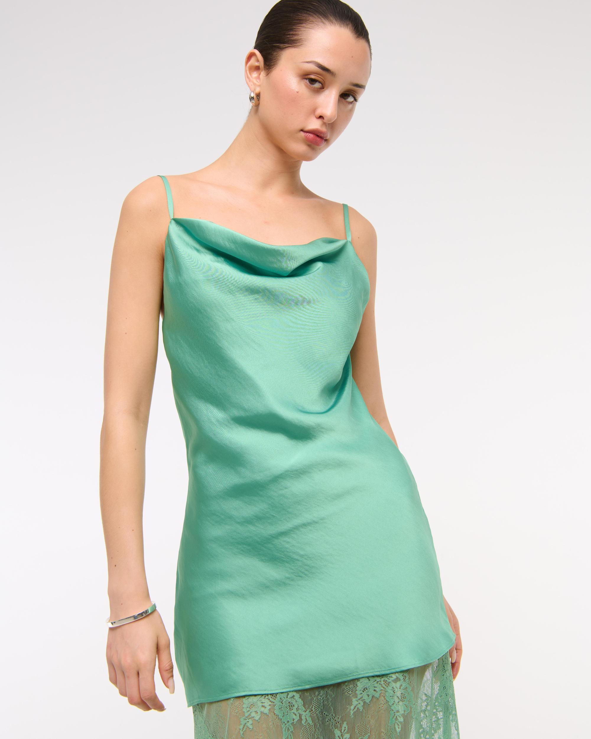 Cowl Neck Lace Maxi Dress Product Image