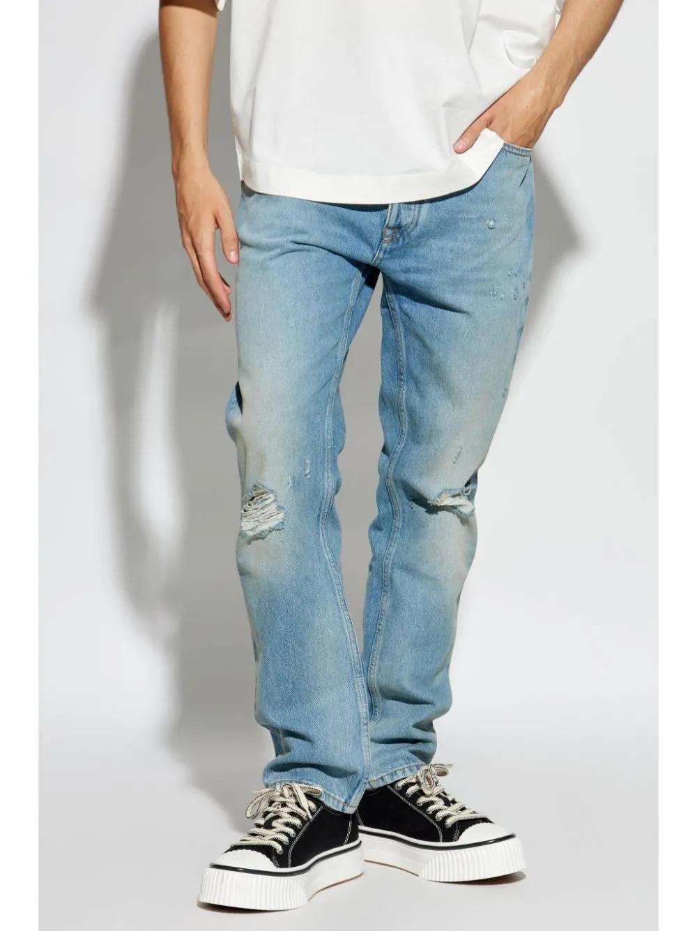 monogram-print jeans Product Image