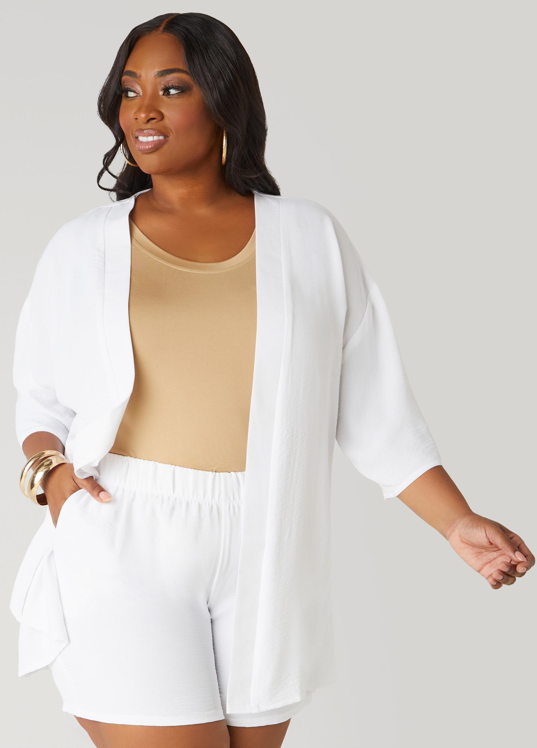 Textured Open Front Jacket Product Image