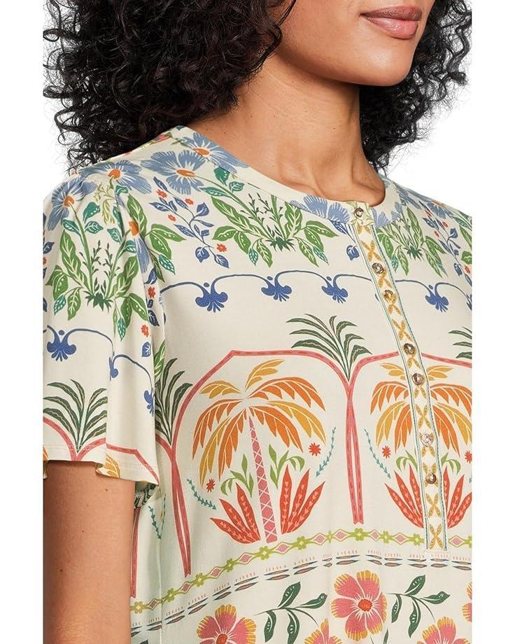 The Janie Favorite Fitted Elbow Sleeve Tee- Sydnee Product Image