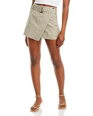 Womens Deanna Checked Miniskirt Product Image