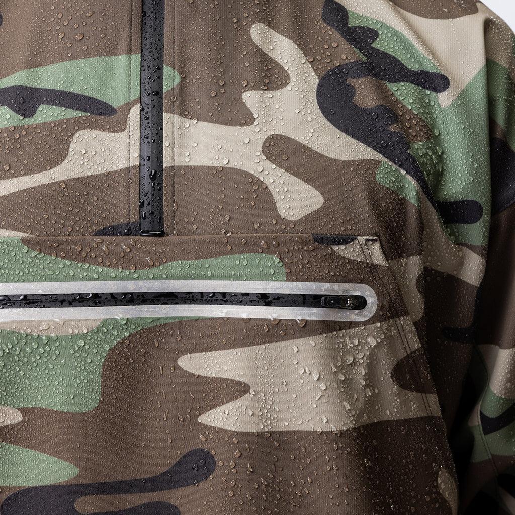 0717. Weather-Ready Anorak Jacket  - Woodland Camo Product Image