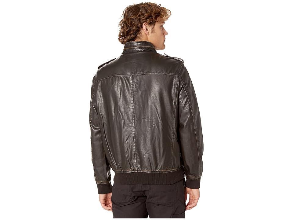Levi's(r) Two-Pocket Military Bomber with Sherpa Lining (Dark ) Men's Clothing Product Image