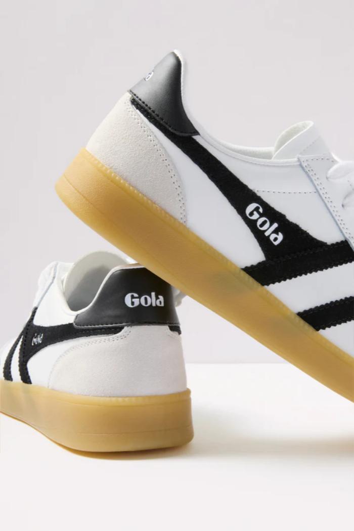 Viper Leather Sneaker - White/Black/Gum Product Image