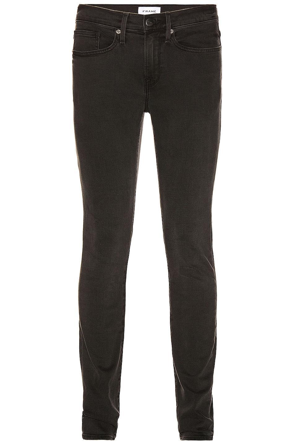 Frame LHomme Skinny Fit Jeans in Noir Product Image