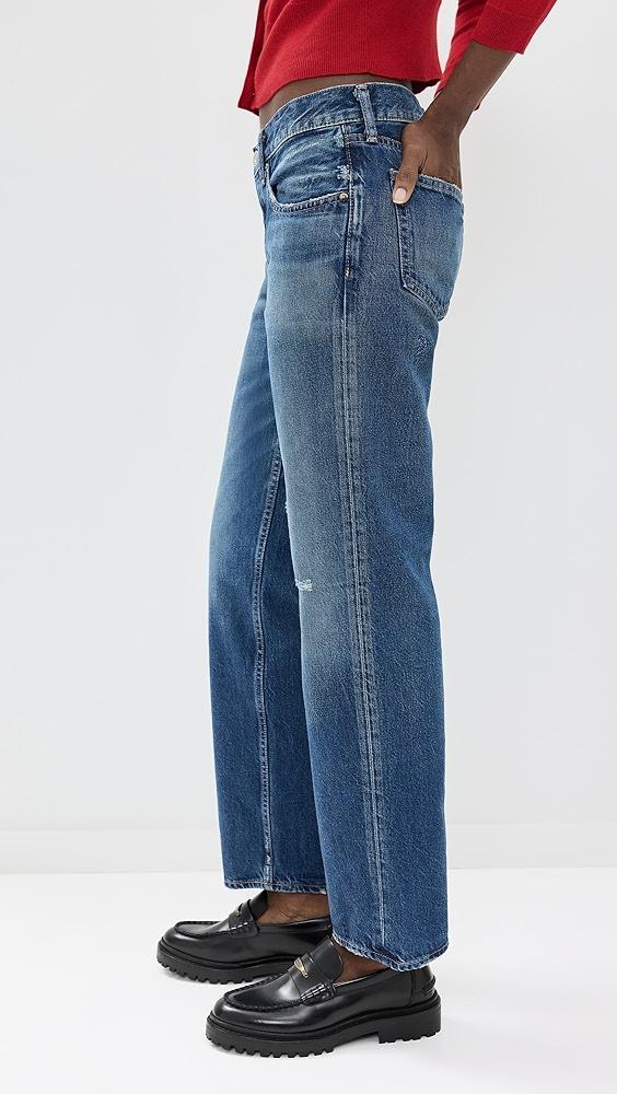 MOUSSY VINTAGE Mv Ridgefield Straight-Low Jeans | Shopbop Product Image