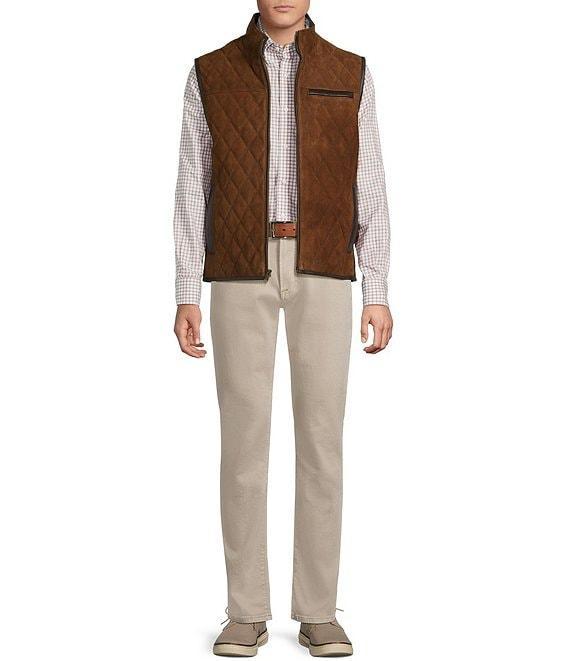 Cremieux Blue Label Quilted Suede Vest Product Image
