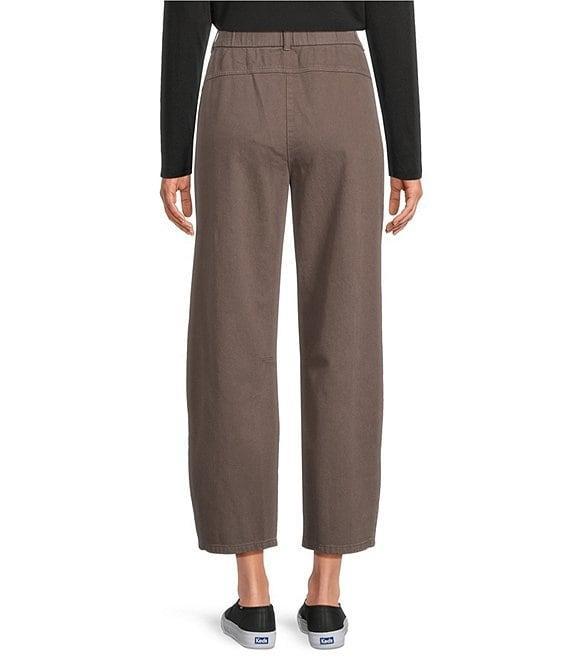 Eileen Fisher Organic Cotton Ankle Barrel Pants Product Image