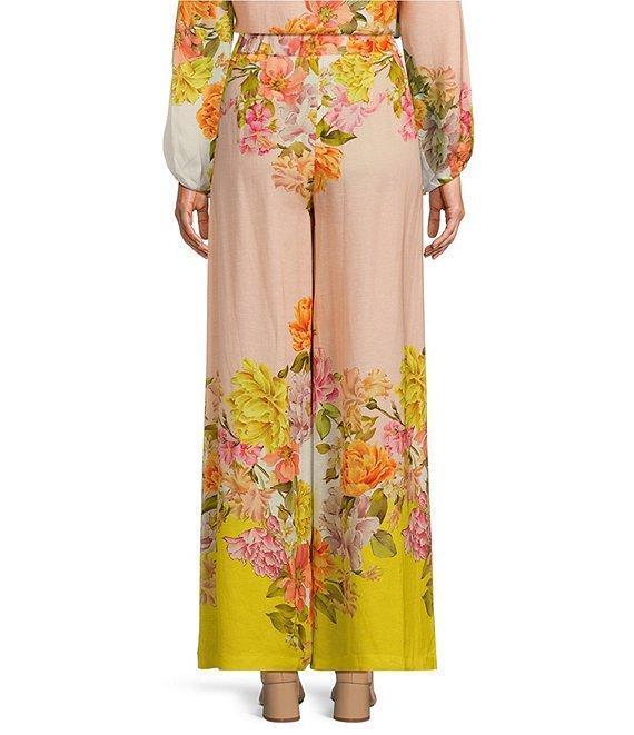 Antonio Melani Kori Linen Coordinating Floral Printed Pant Product Image