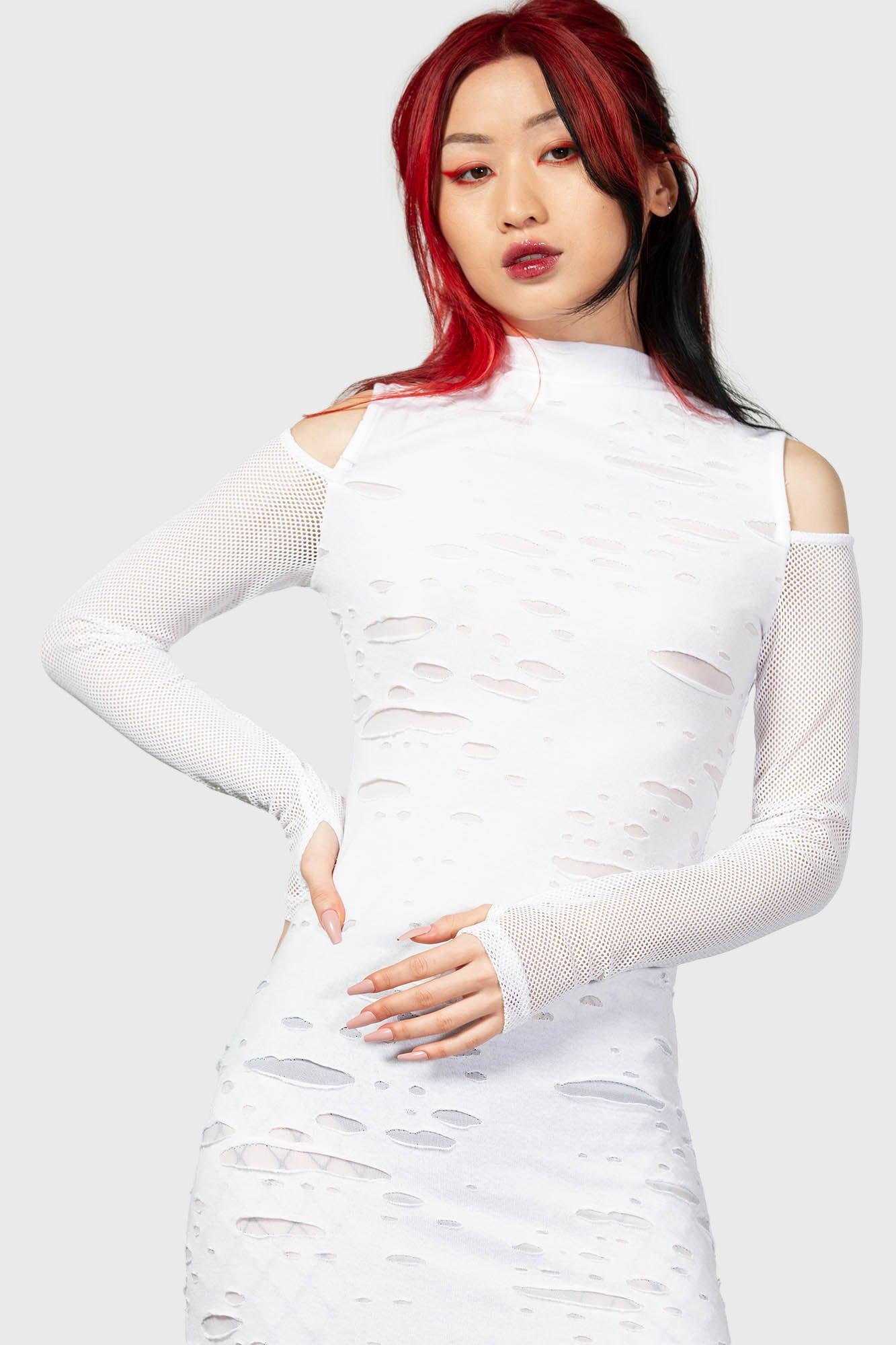 Biters Maxi Dress [WHITE] Female Product Image