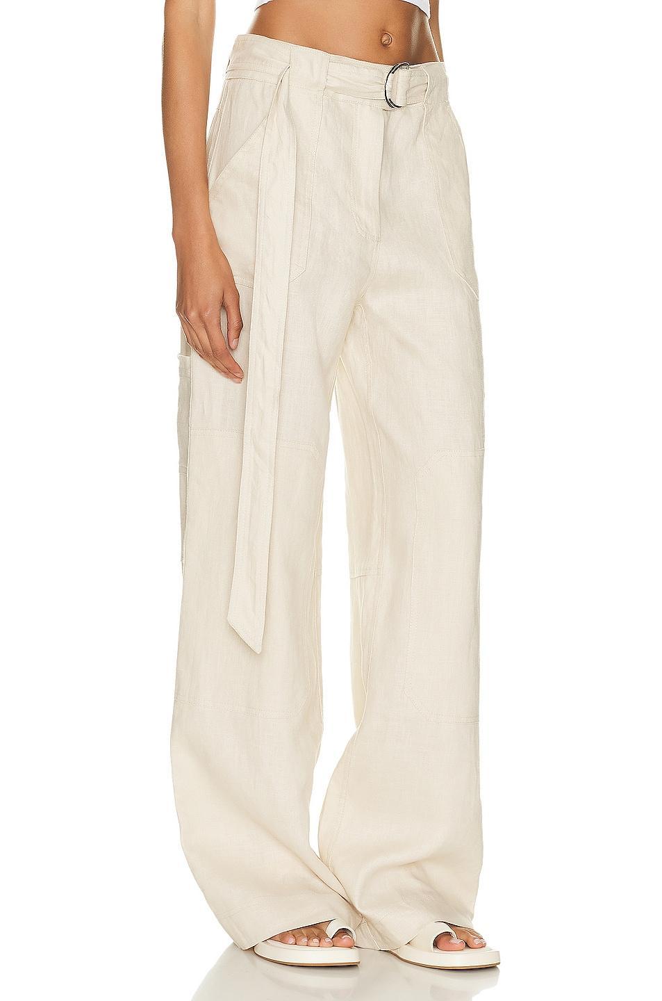 The Linen Cargo Pant GRLFRND Product Image