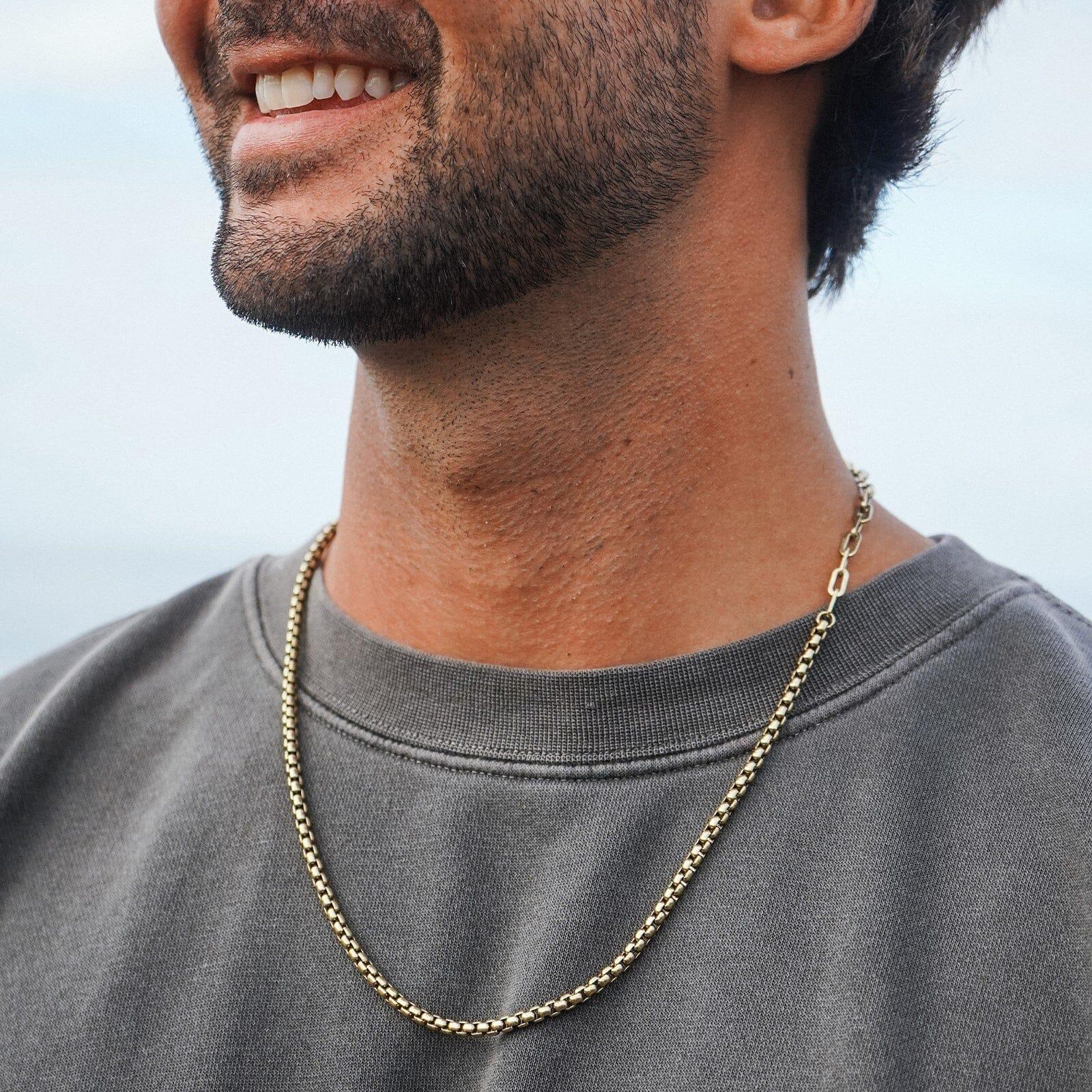 Men's Rolo Chain Necklace Male Product Image