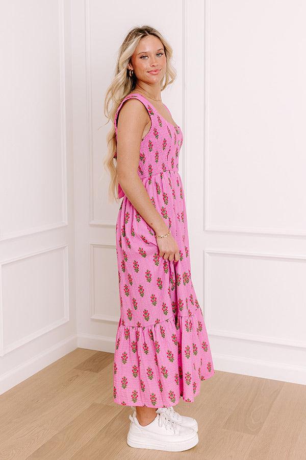 Vacay Mindset Floral Midi Dress Product Image