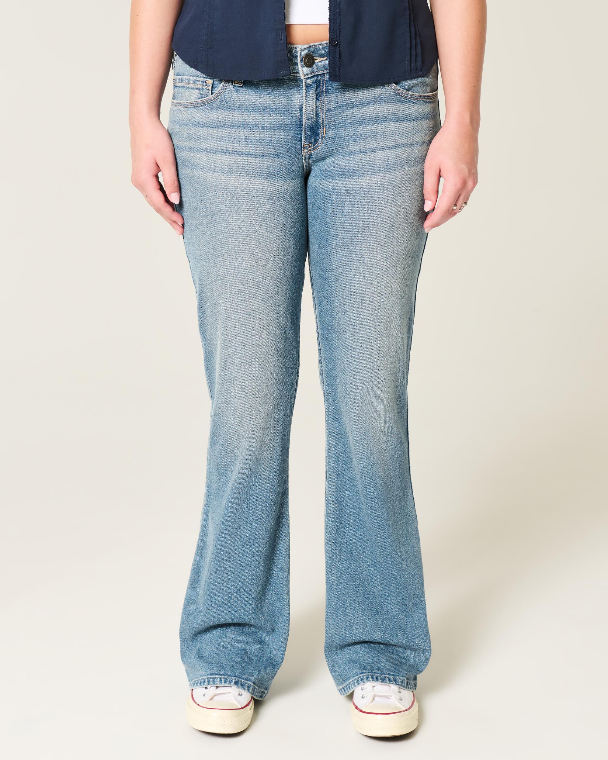 Low-Rise Medium Wash Boot Jeans Product Image