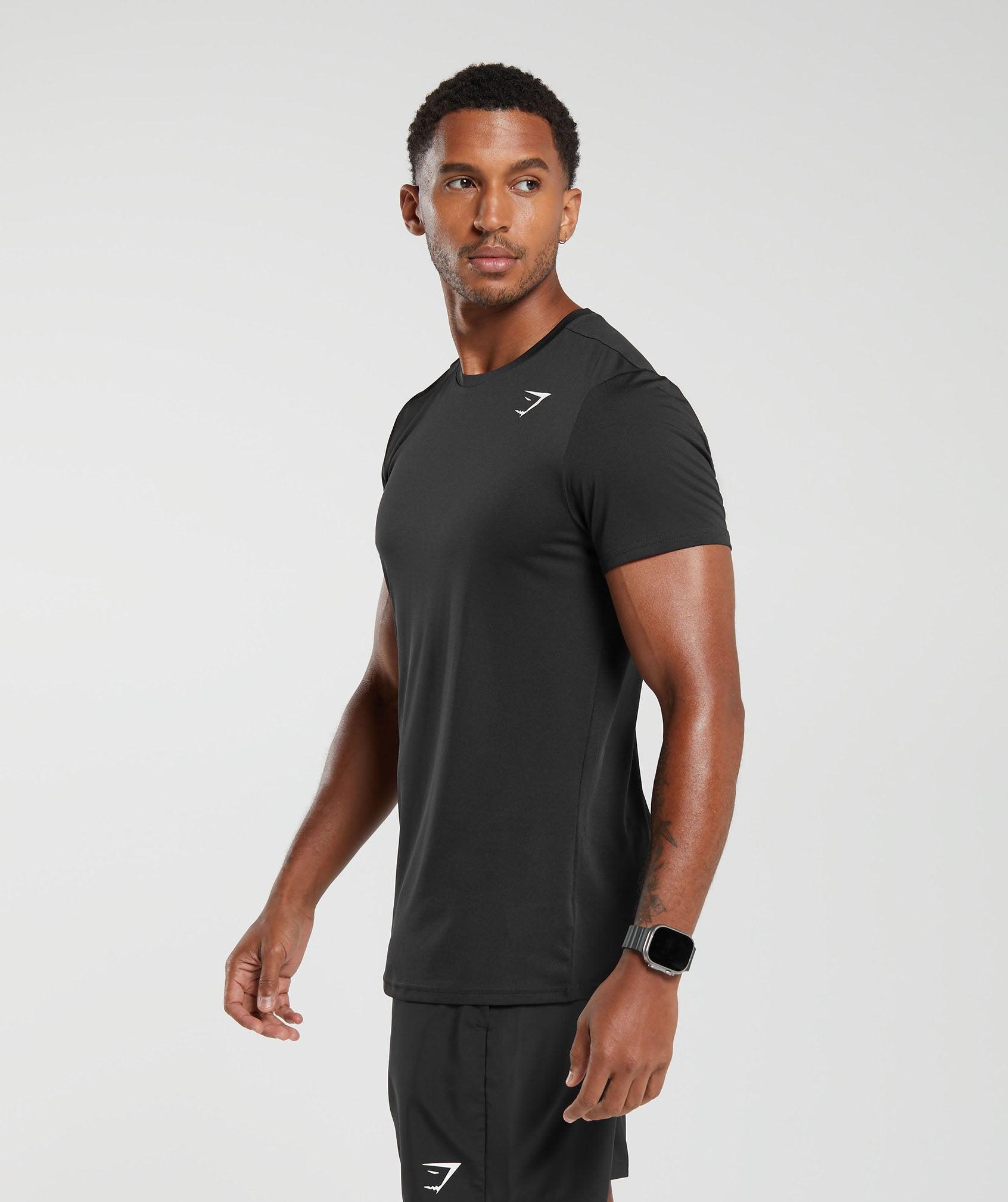 Gymshark Arrival T-Shirt - Black Male Product Image