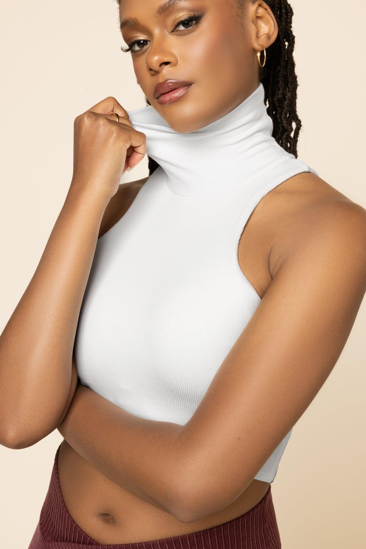 I Feel Cute Crop Top - Bright White Product Image