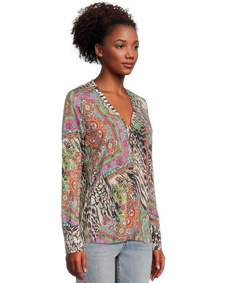 The Janie Favorite Short Sleeve V-neck Tee- Charli Product Image
