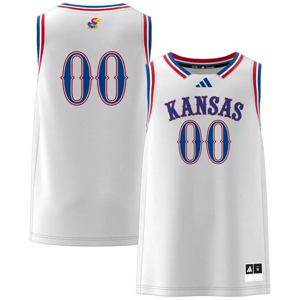 Mens adidas #00 Kansas Jayhawks Swingman Jersey Product Image