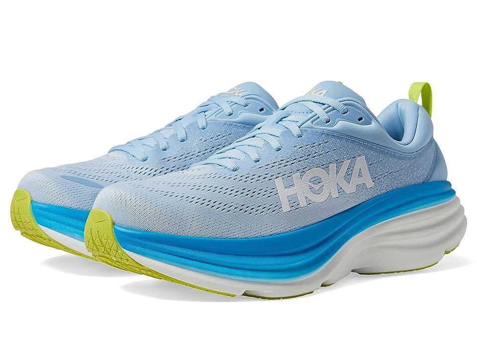 HOKA Mens HOKA Bondi 8 - Mens Shoes Airy Blue/Diva Blue Product Image