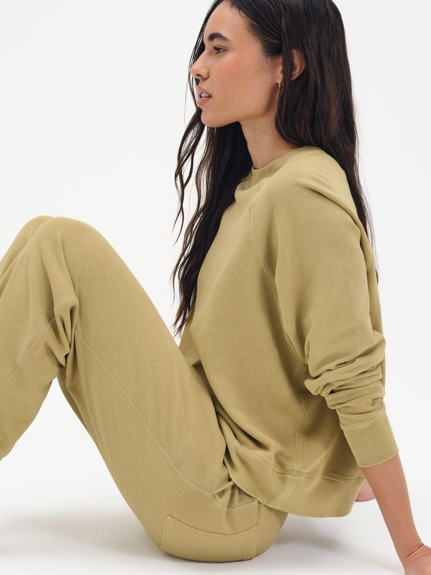Organic Lightweight Terry Raglan Sweatshirt Female Product Image