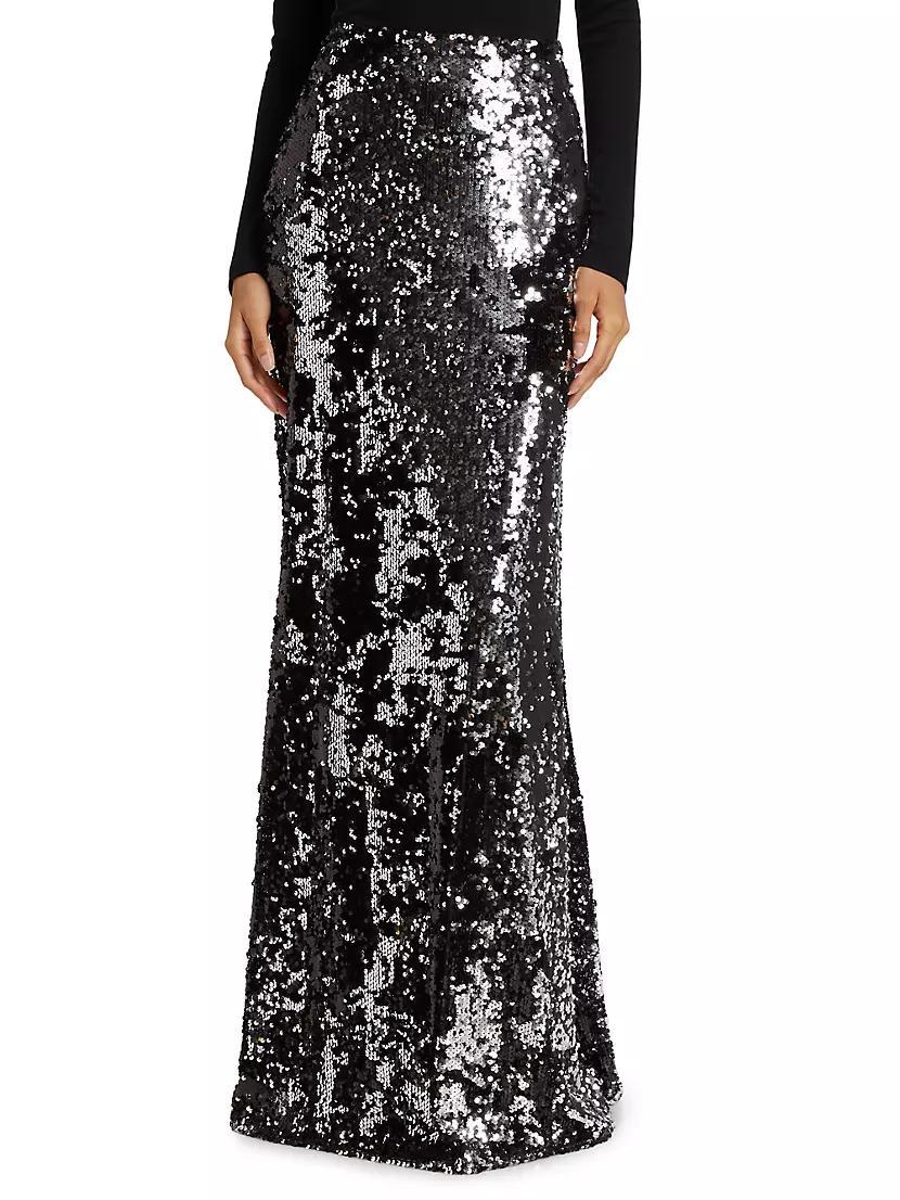 Zeta Sequined Maxi Skirt Product Image