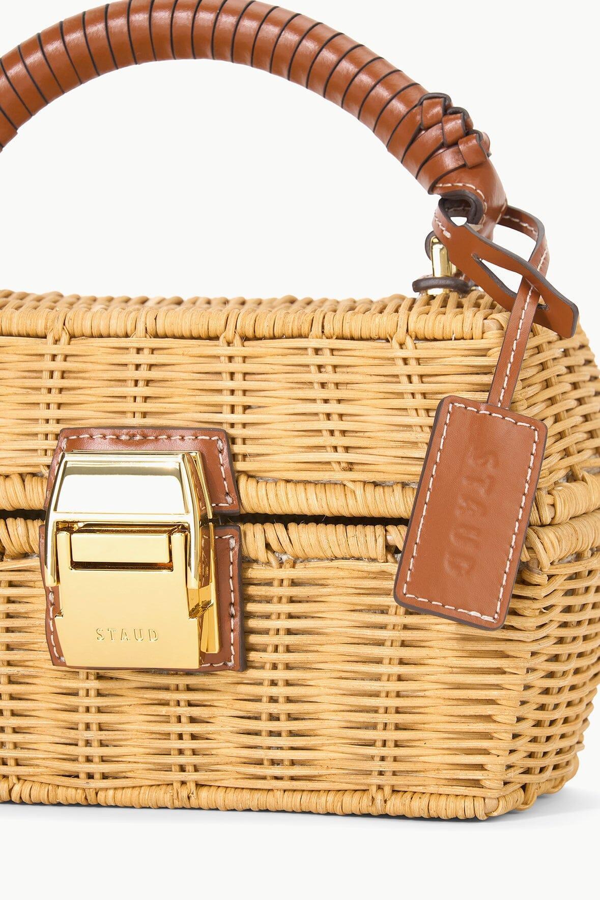 WICKER TACKLE BOX BAG | NATURAL Product Image