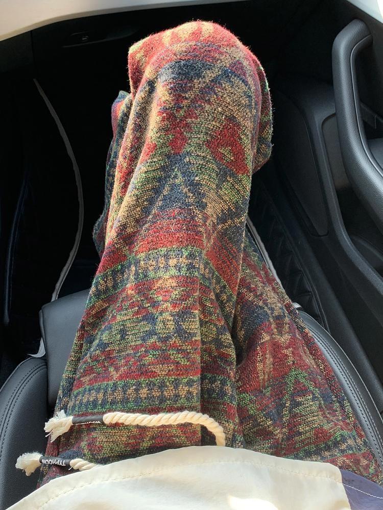 High Rise Patterned Wide Leg Pants Product Image
