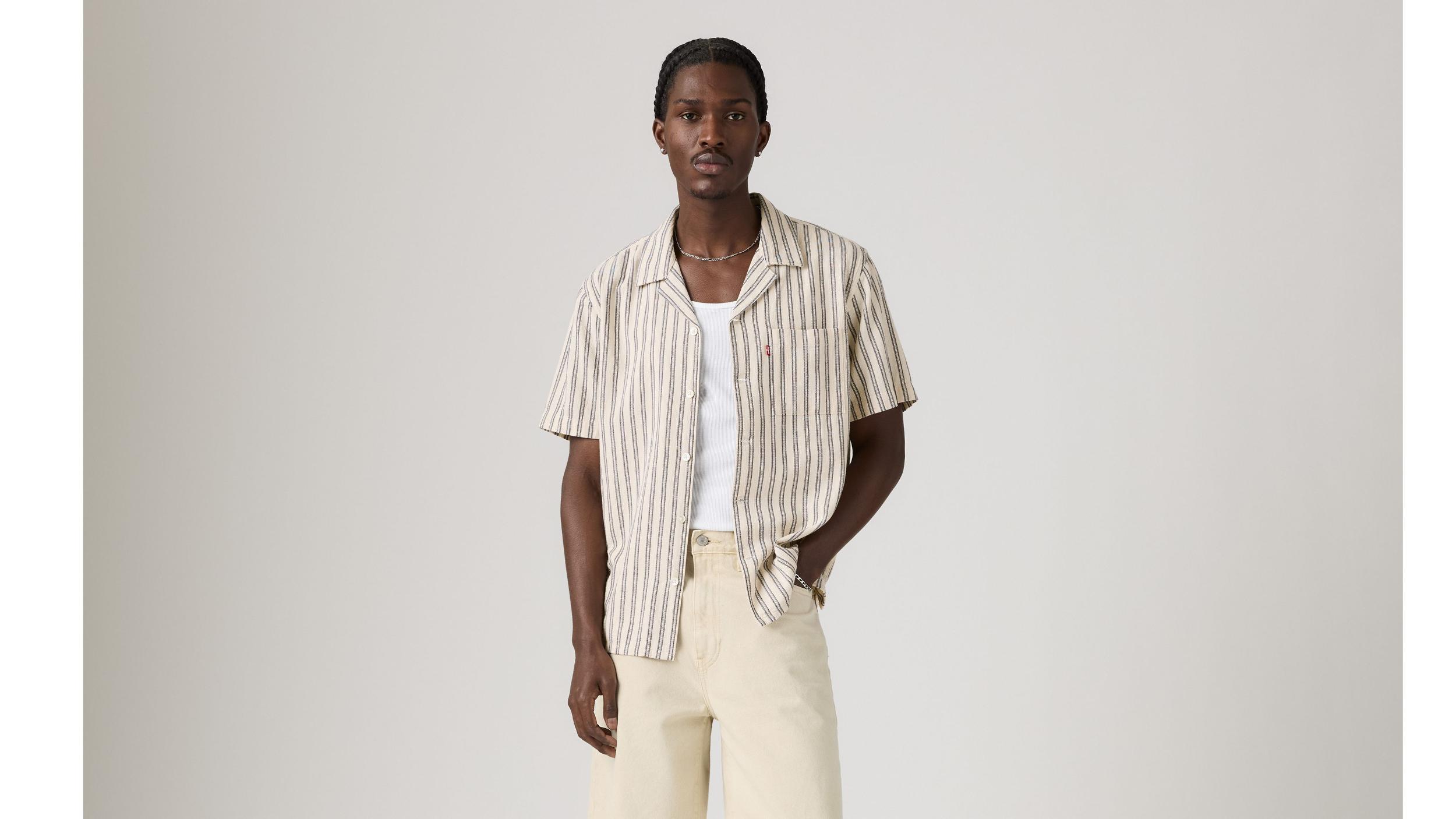 Short-Sleeve Sunset Standard Camp Shirt Product Image