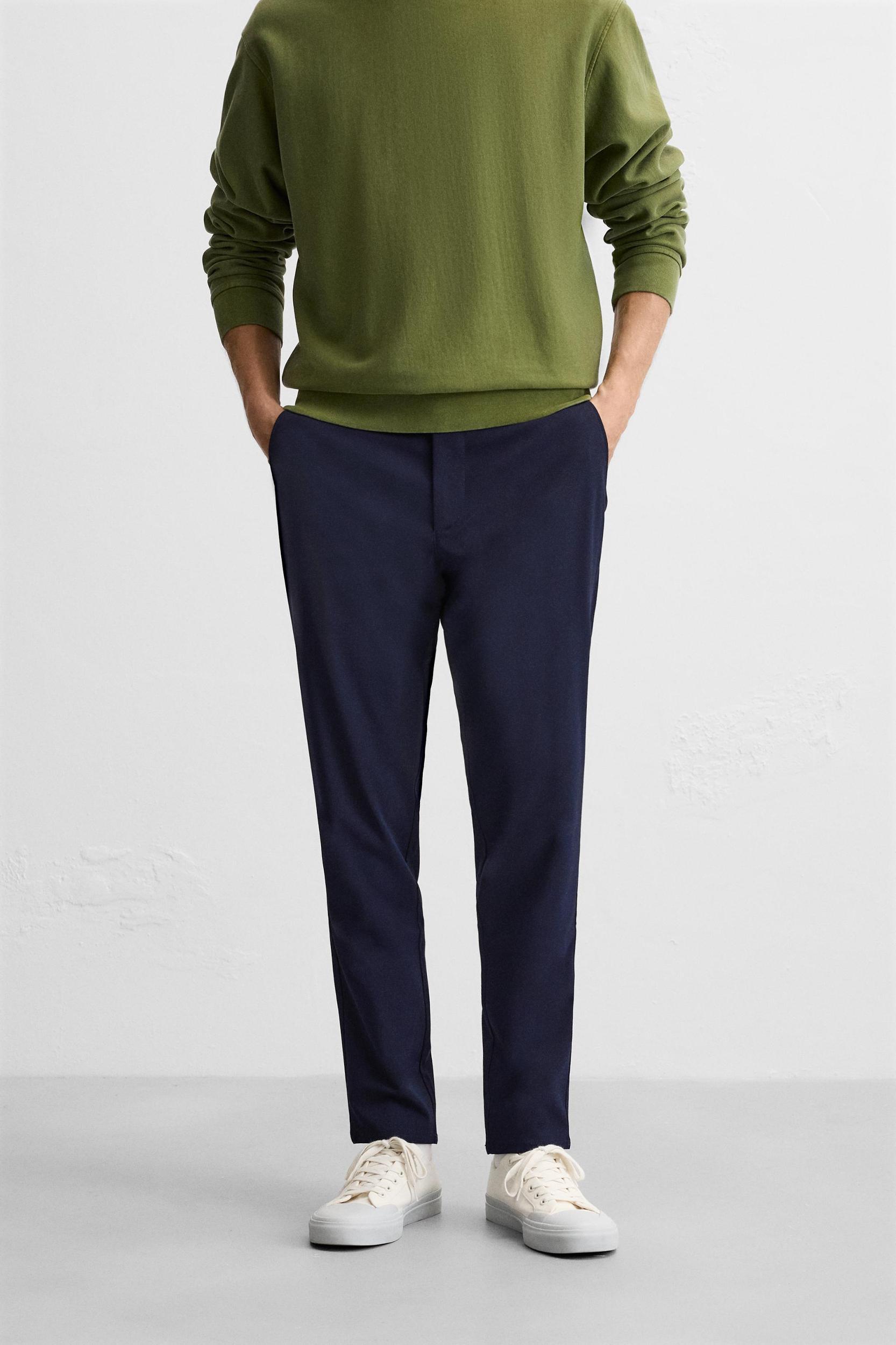SLIM FIT STRETCH PANTS Product Image