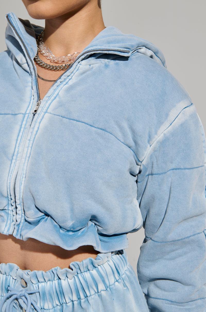 HONEY HONEY FRENCH TERRY BOMBER Product Image