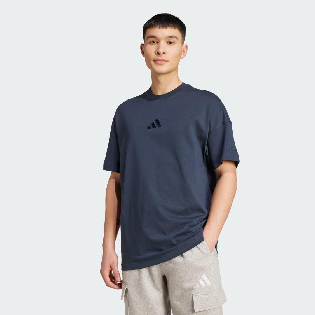 adidas ALL SZN Tee Off White S Mens Product Image