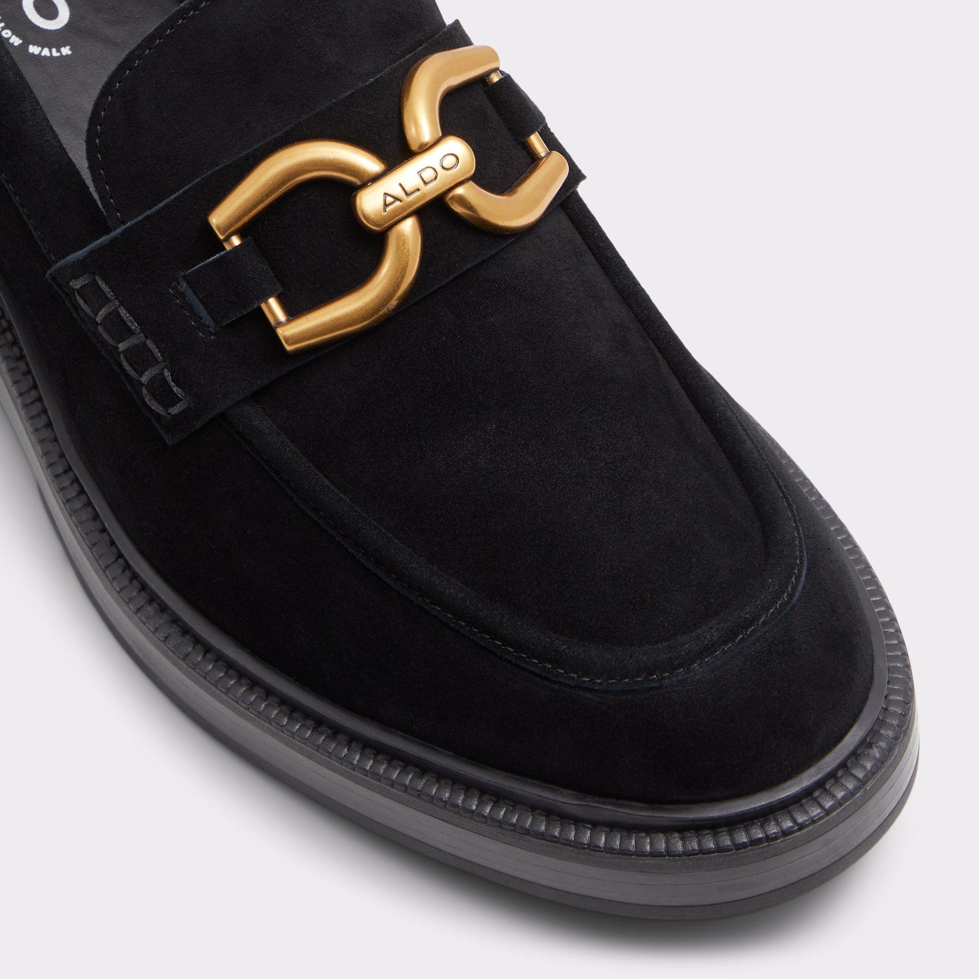 Norris Black Leather Suede Men's Dress Shoes | ALDO US Product Image