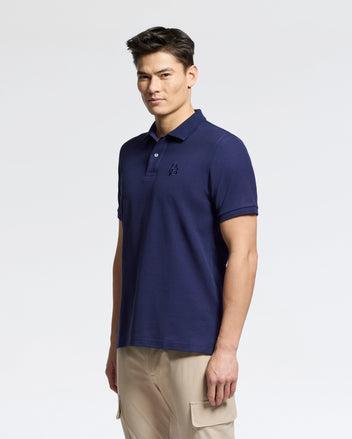 MENS NICHOLSON RIB COLLAR PIQUE POLO - B6K401F200 Product Image